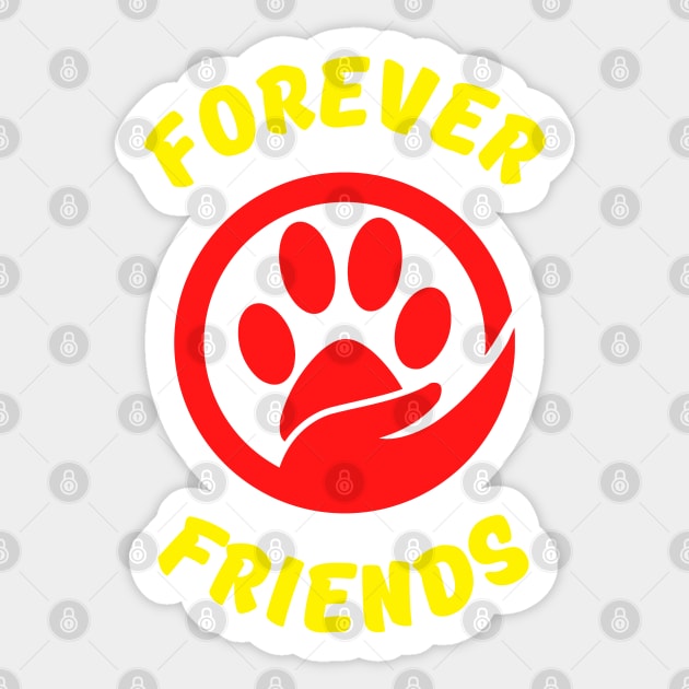 Forever Friends Sticker by Rusty-Gate98